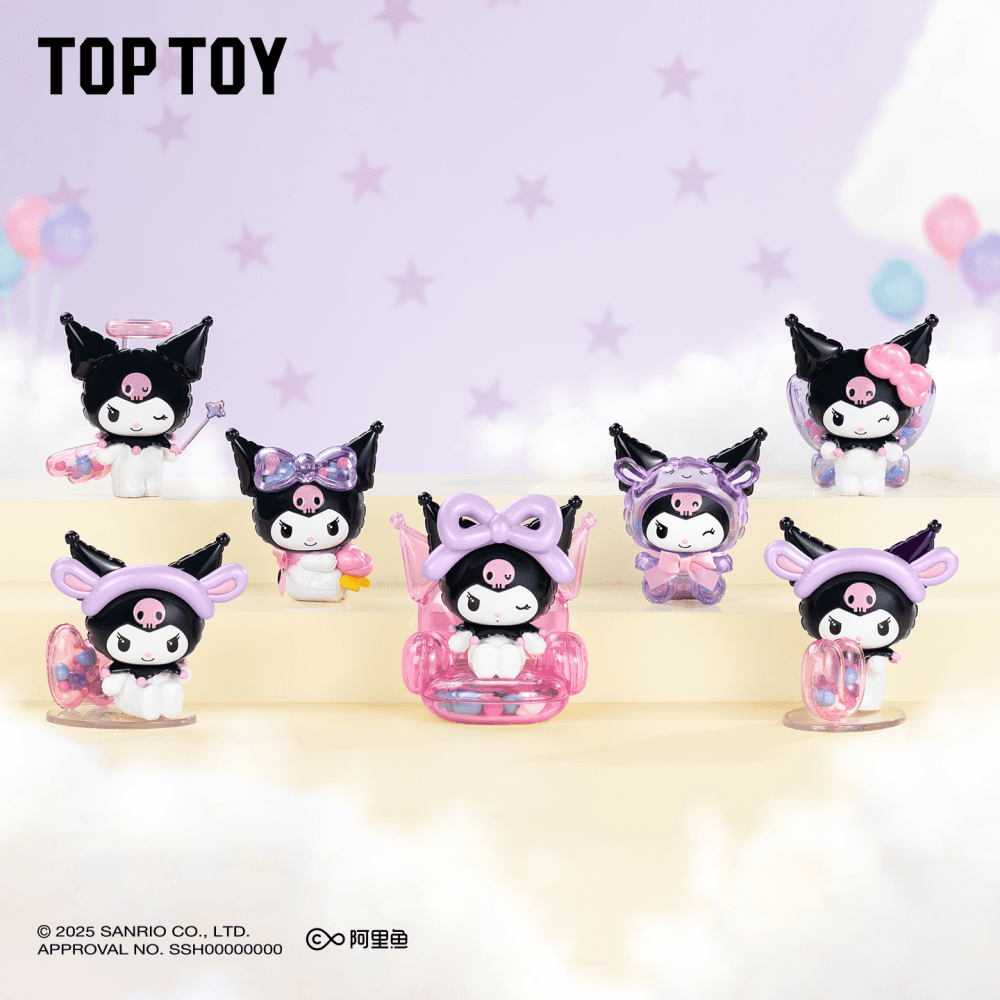 TOPTOY 쿠로미 풍선 마스터 시리즈 피규어 랜덤박스 총 6개입 풀박스 상품